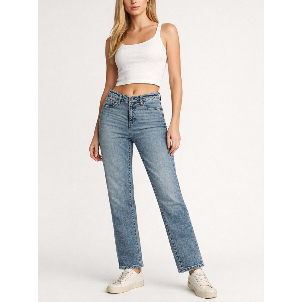 BKE Gabby Blue Jeans Curvy High Rise Chic Premium Figure  Streetwear *Size 29